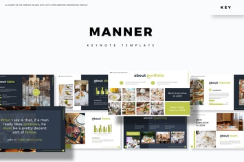 Manner - Keynote Template