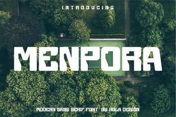 Menpora Modern Sans Serif 