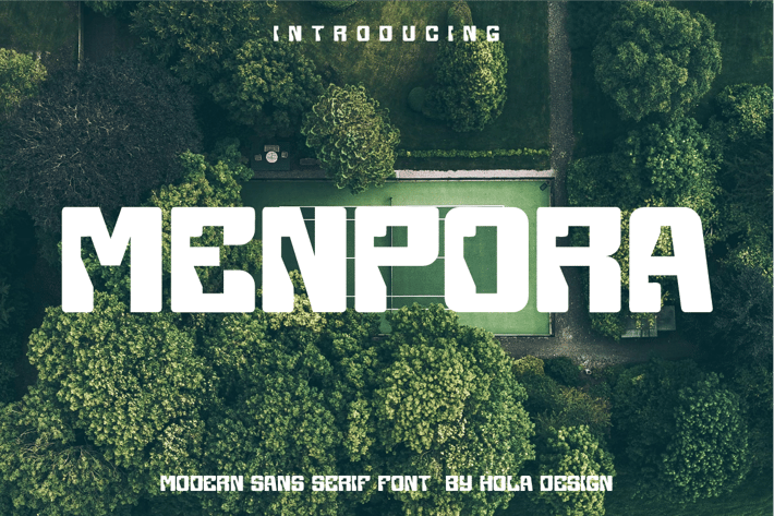 Menpora Modern Sans Serif 