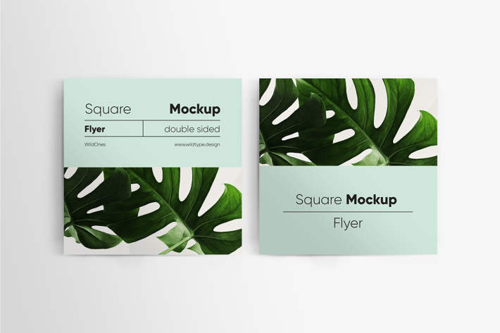 Square Flyer Mockup