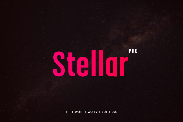 Stellar - Modern Typeface + WebFonts