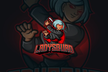 Lady Squad - Mascot & Esport Logo