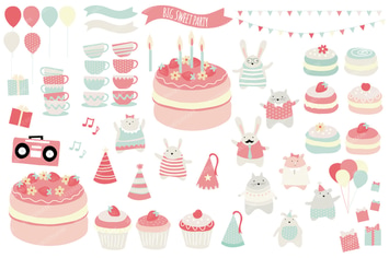 Big Sweet Party Illustration Collection