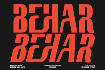 Behar - Modern Display Sans