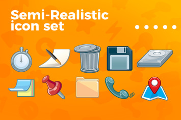 Games and applications icon set vol 5