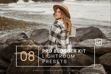 8 Pro Blogger Kit Lightroom Presets + Mobile
