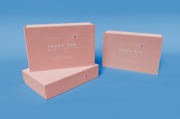Paper Boxes Packaging Mockup