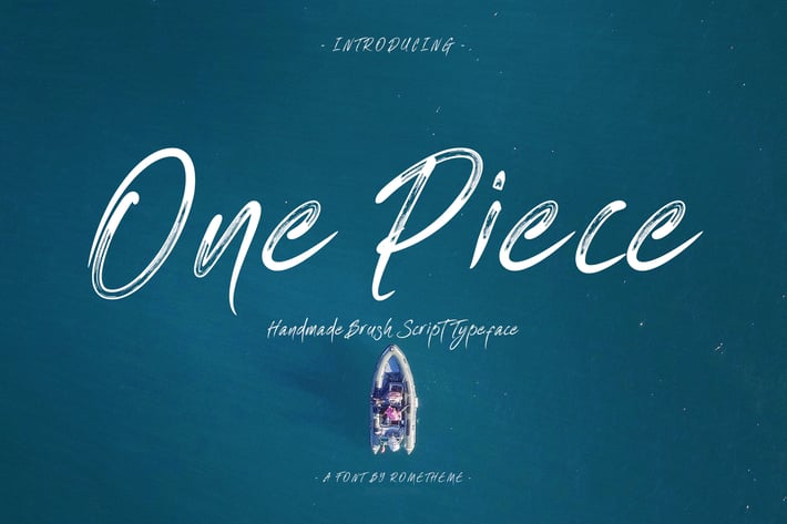 One Piece - Brush Font