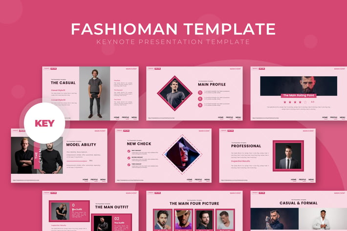 Fashioman - Keynote Template
