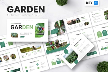Garden - Gardening Keynote Templates