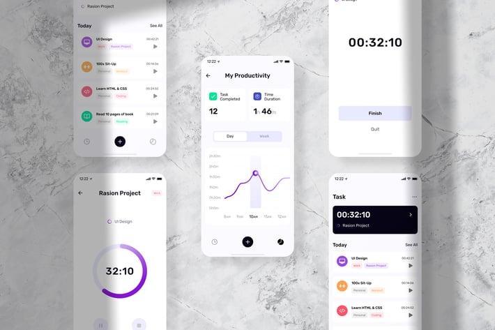 Application Screen Presentation Mockup