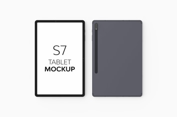 S7 Tablet Mockup