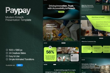 Paypay Modern Fintech Animated Keynote