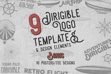 Dirigible Vintage Logo / Badges & Design Elements
