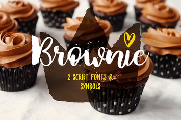 Brownie Brush Font