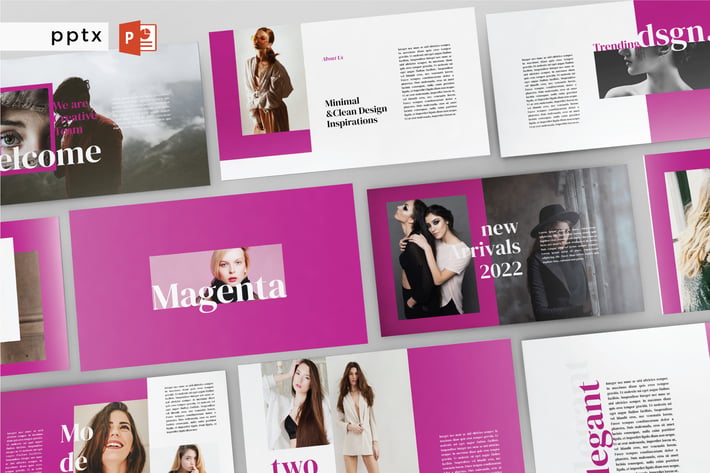 MAGENTA - Multipurpose Powerpoint  V198