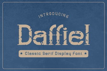 Daffiel  - Classic Serif Display Font