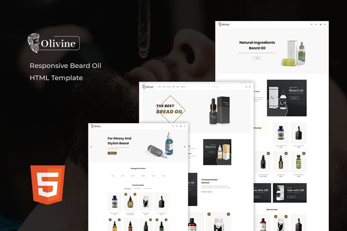 Olivine - Beard Oil HTML Template
