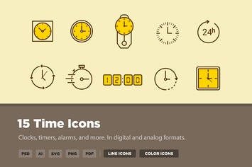 15 Time Icons