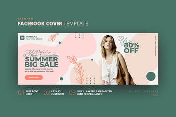 Fashion Facebook Cover Template