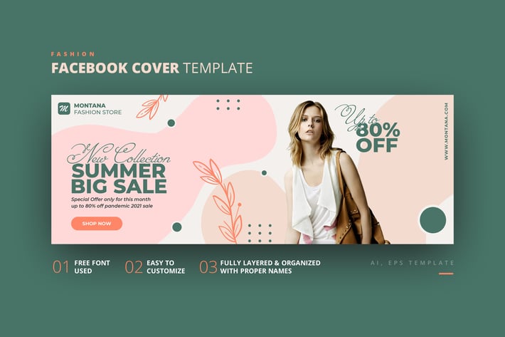 Fashion Facebook Cover Template
