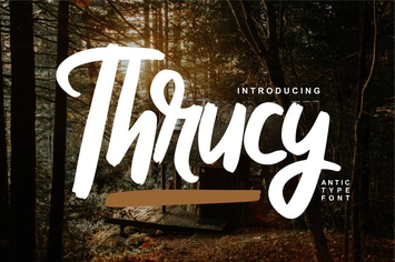Thrucy | Antictype Script Font