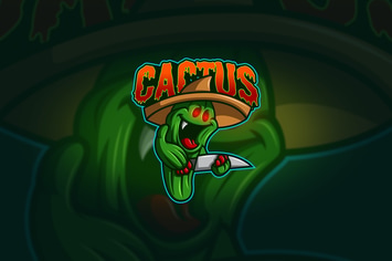 Cactus - Mascot & Esport Logo