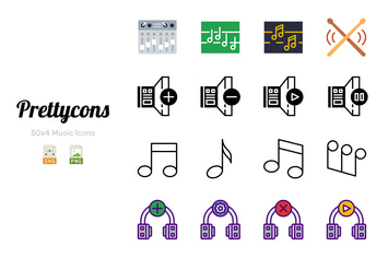 Prettycons - 200 Music Icons Vol.1