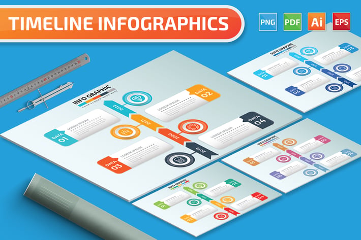 Timeline Infographics design