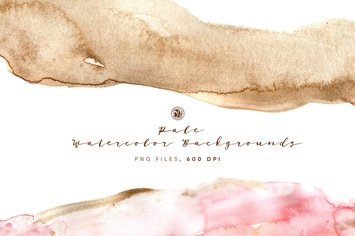 Pale Watercolor Backgrounds