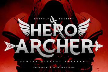 The Hero Archer Typeface