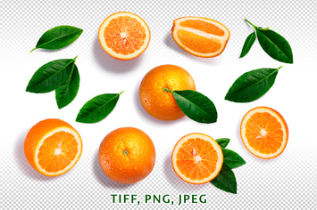 Oranges from above