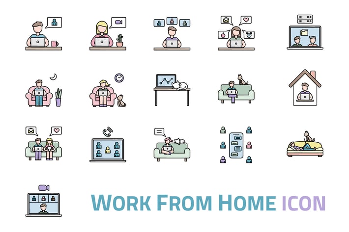 Work From Home Icon