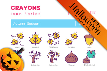 Halloween & Autumn Season Icons