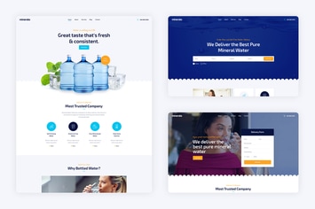 Mineralo - Water Delivery Services Template