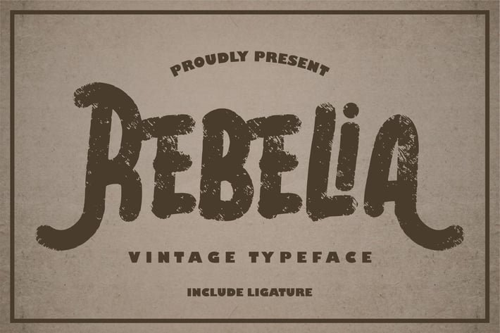 Rebelia | Vintage Typeface 