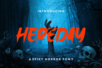 Hereday Horror Font