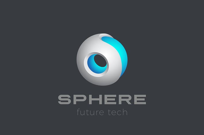 Logo Technology Futuristic Sphere