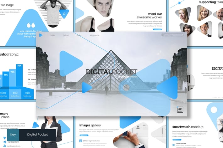 Digital Pocket - Keynote Template