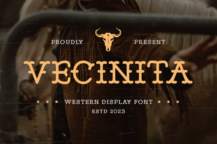 Vecinita - Western Display Font