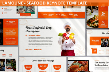 LaMoune - Seafood Keynote Template