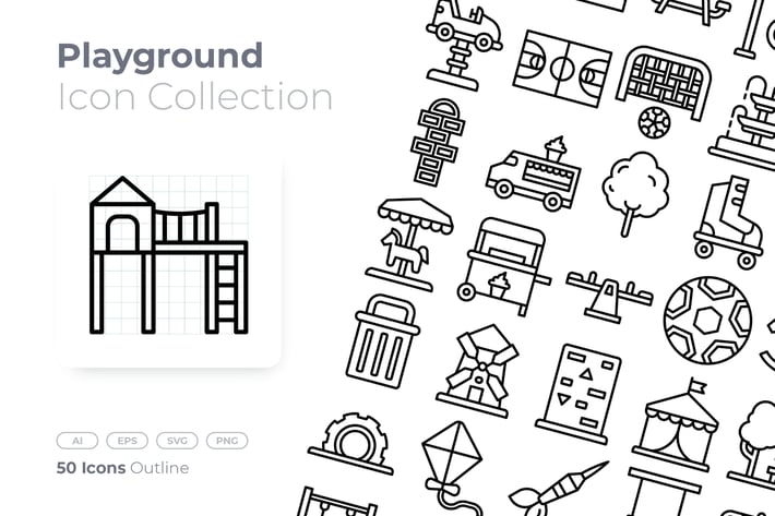 Playground Outline Icon