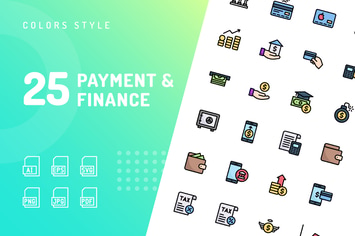Payment & Finance Color Icons