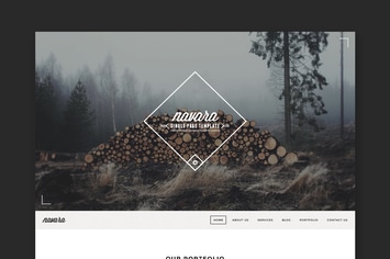 Navara - Vintage Single Page PSD