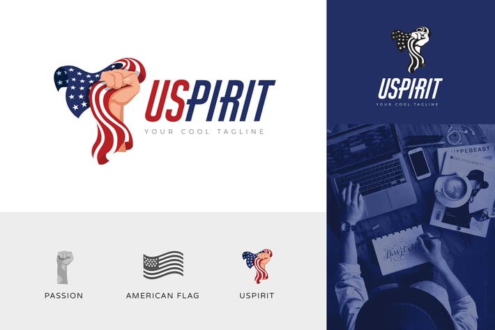 USpirit Corporate Logo Vector Template