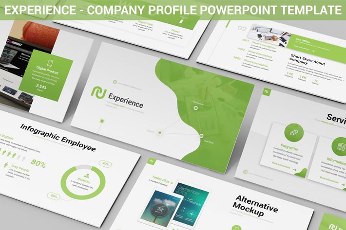 Experience - Company Profile Powerpoint Template