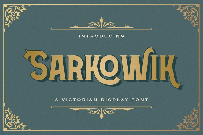 Sarkowik - Victorian Style Font