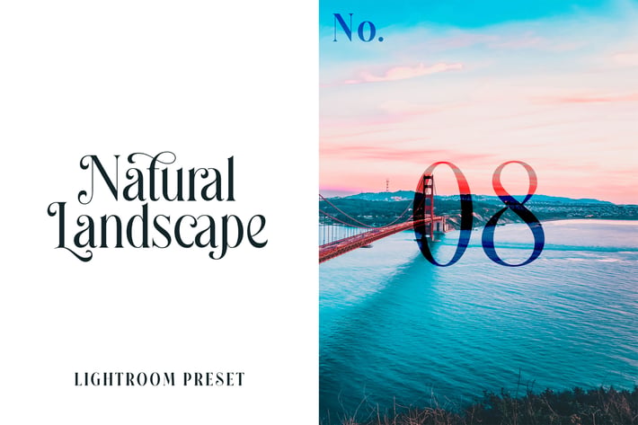 Lightroom Preset - Natural Landscape No.08