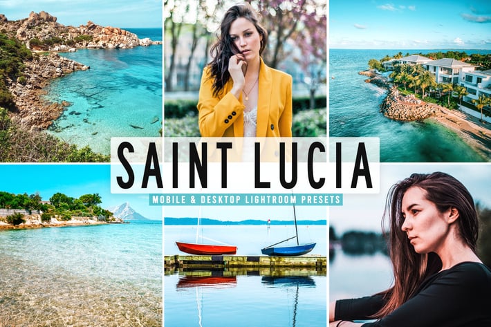Saint Lucia Mobile & Desktop Lightroom Presets