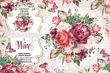 Champagne and Wine design